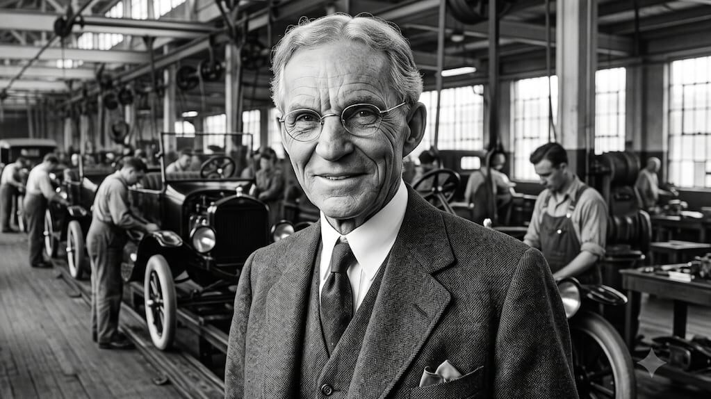 Retrato de Henry Ford
