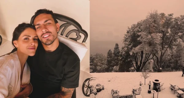Leandro Paredes y su familia en Bariloche