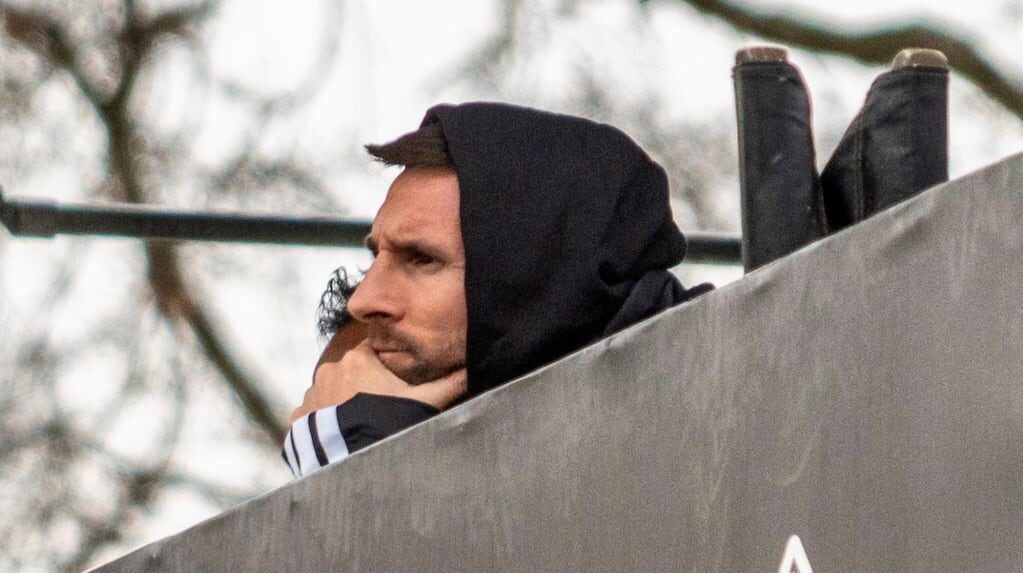 Lionel Messi en un partido de fútbol