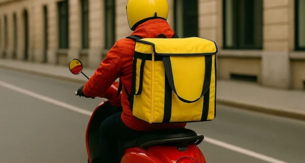 Repartidor de delivery en Buenos Aires