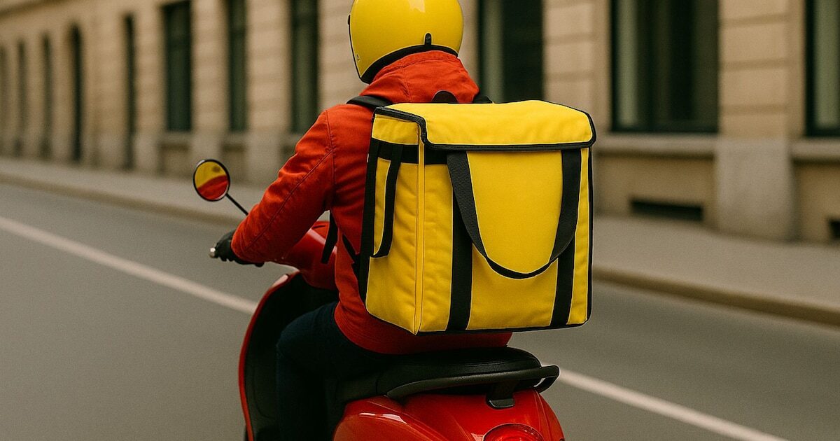 Repartidor de delivery en Buenos Aires