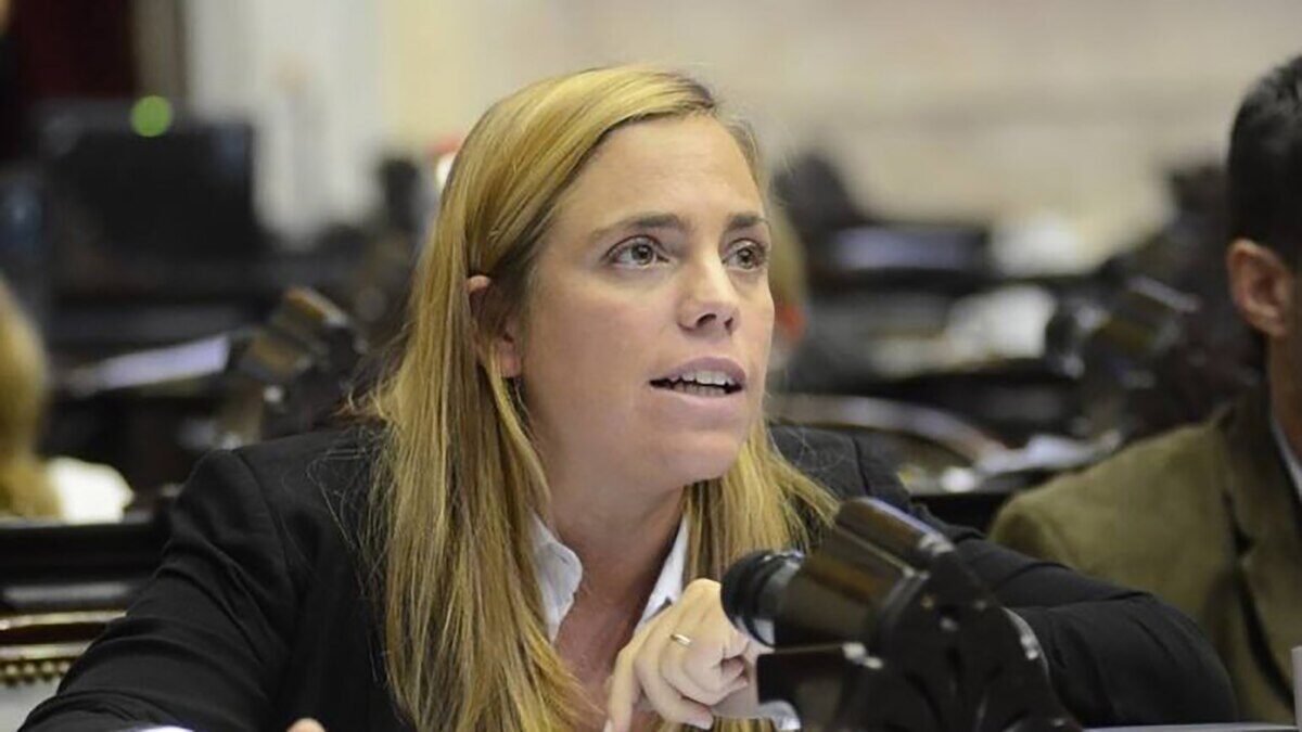 María Emilia Soria durante una sesión en la legislatura