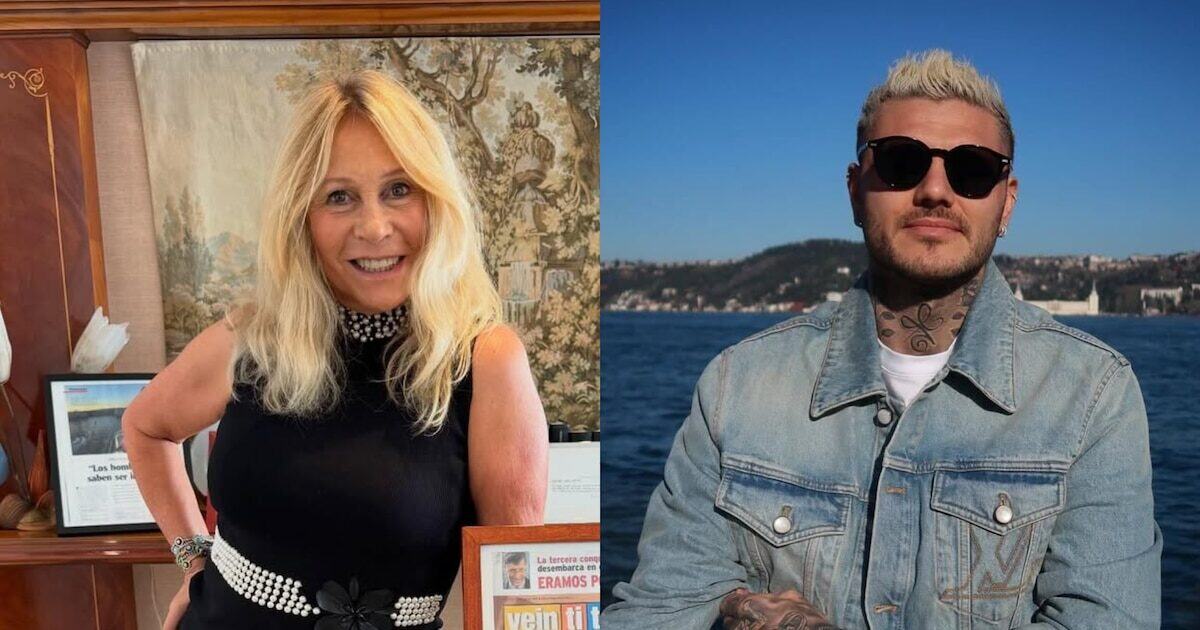 Mauro Icardi en un trono rodeado de piezas de ajedrez