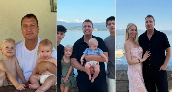 Maxi López y su familia disfrutando de vacaciones en Suiza