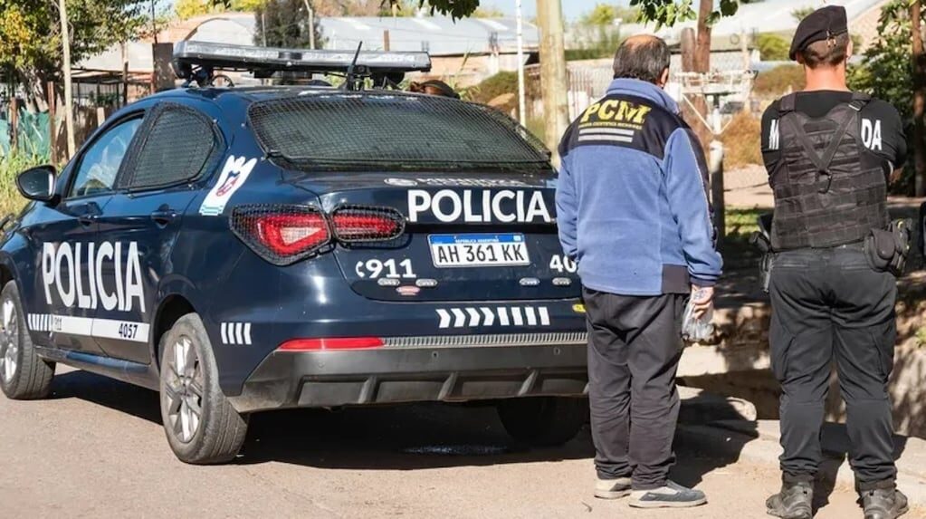 Escena del ataque en Mendoza
