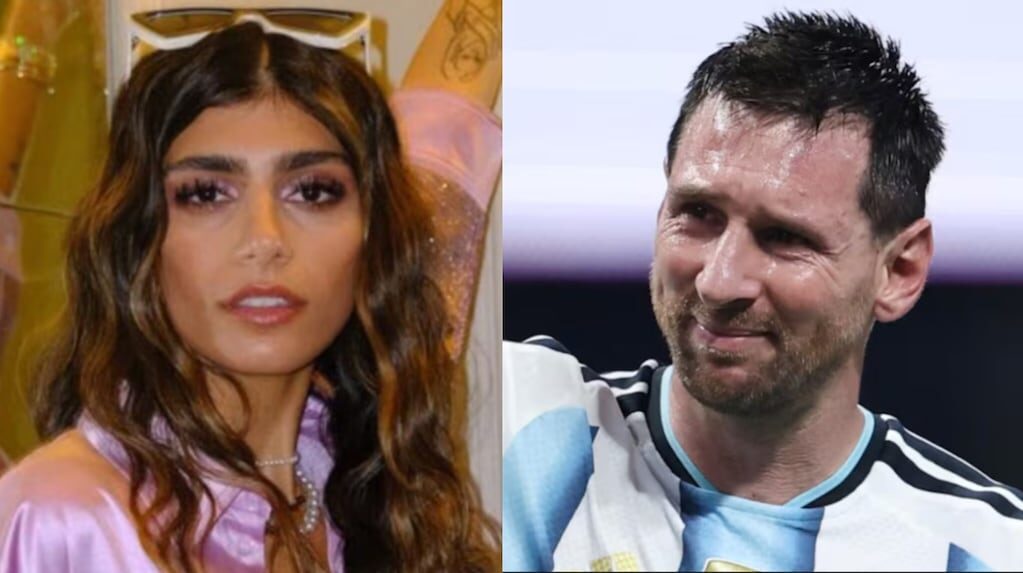 Mia Khalifa criticando a Argentina en redes sociales