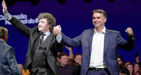 Javier Milei en un evento político
