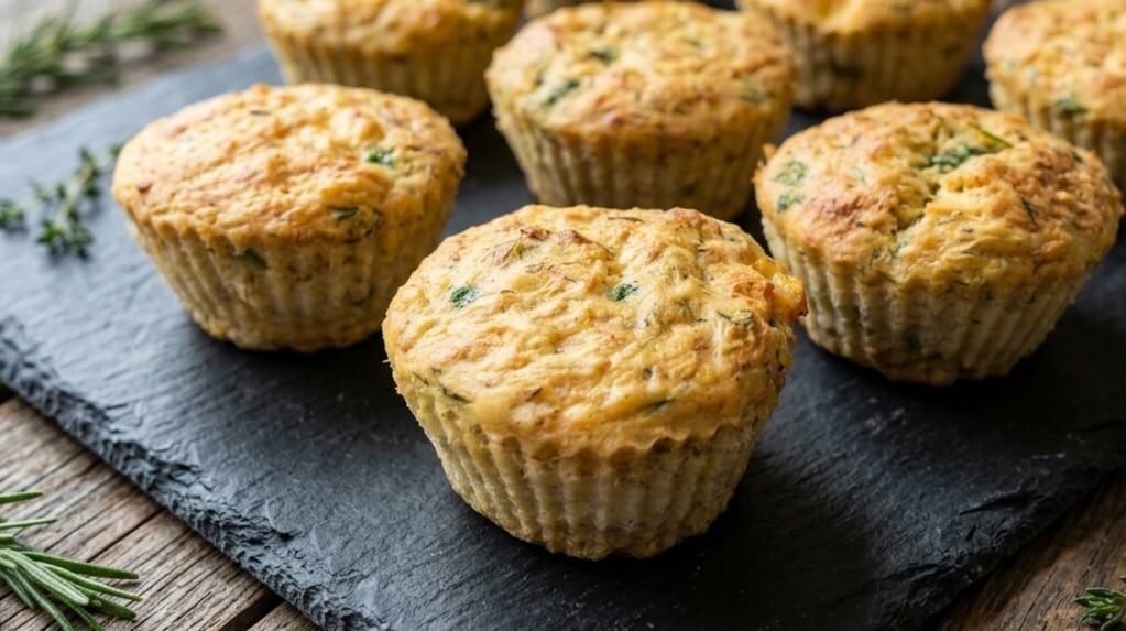 Muffins de pollo saludables y caseros