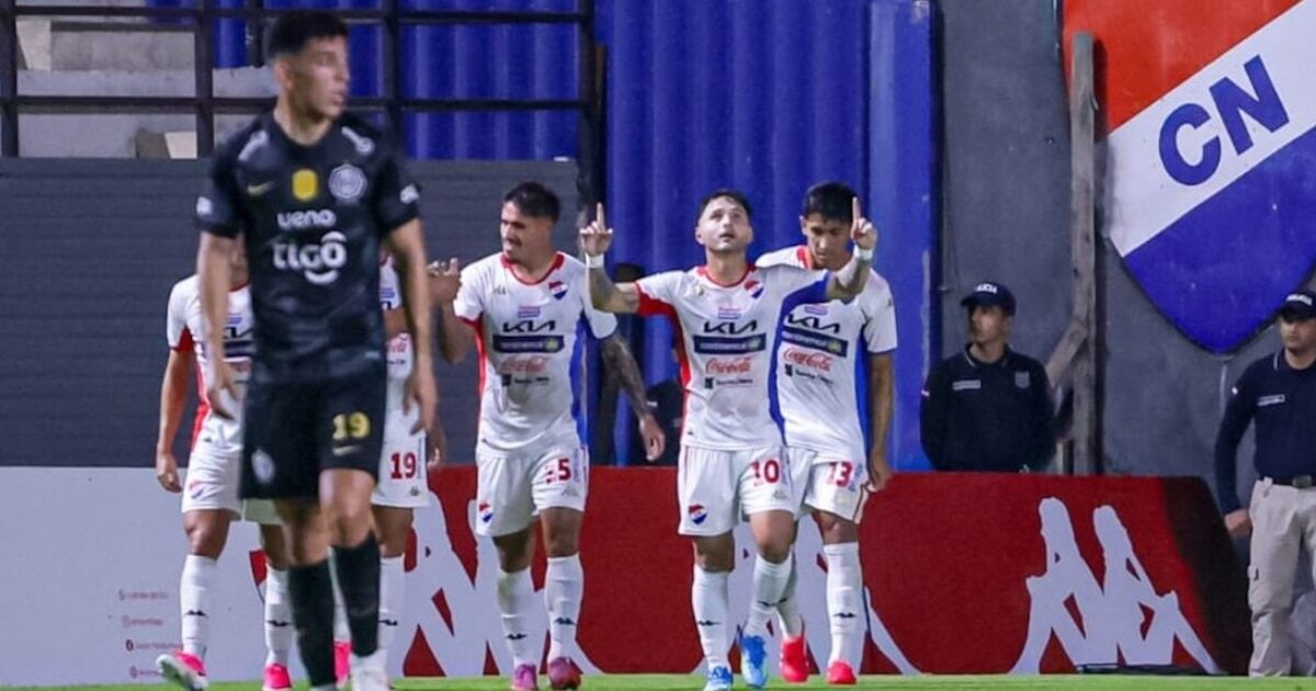 Nacional celebra su victoria contra Olimpia en el Torneo Clausura 2026