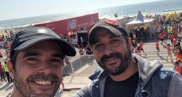 Nicolás Cabré en una función de teatro
