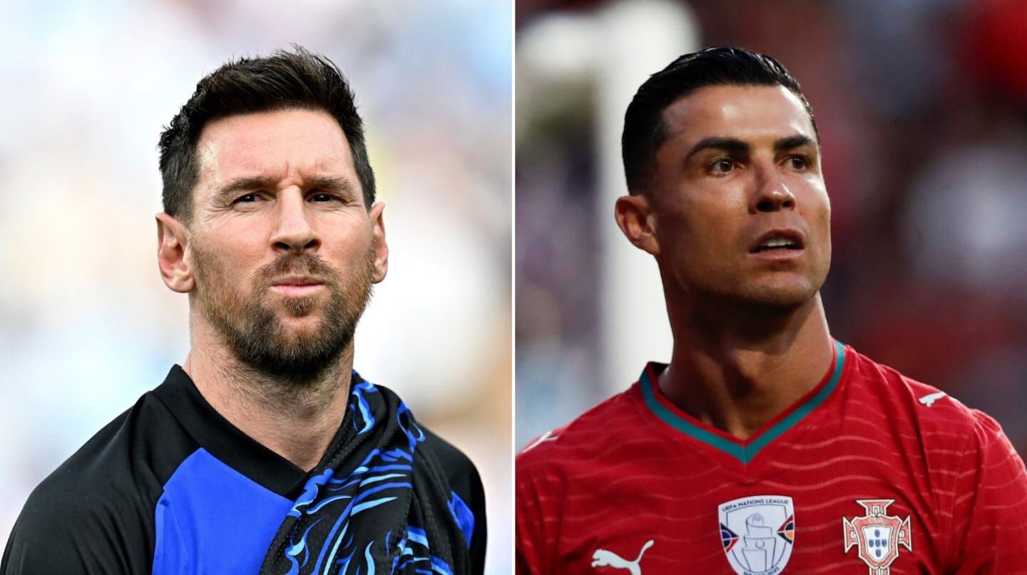 Lionel Messi y Cristiano Ronaldo durante el Mundial 2026
