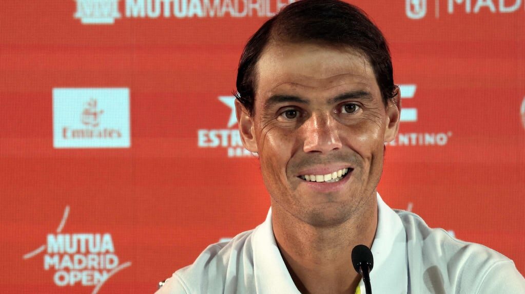 Rafa Nadal en una entrevista