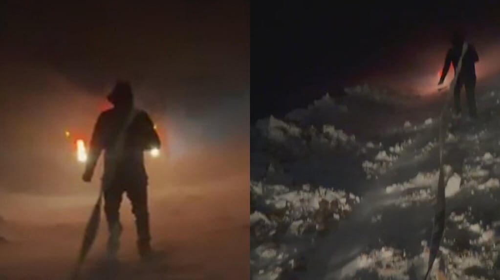 Rescate de turistas atrapados en Catamarca por nevada