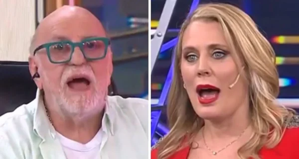 Rocío Marengo y Horacio Pagani en el programa Bendita