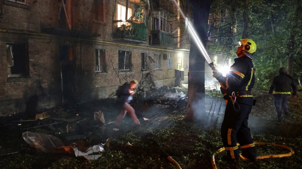 Explosiones en Kiev tras ataque ruso con misiles balísticos