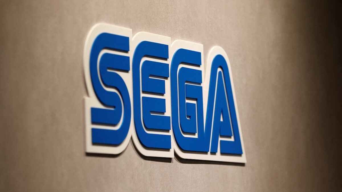 Logo de Sega en un fondo neutro