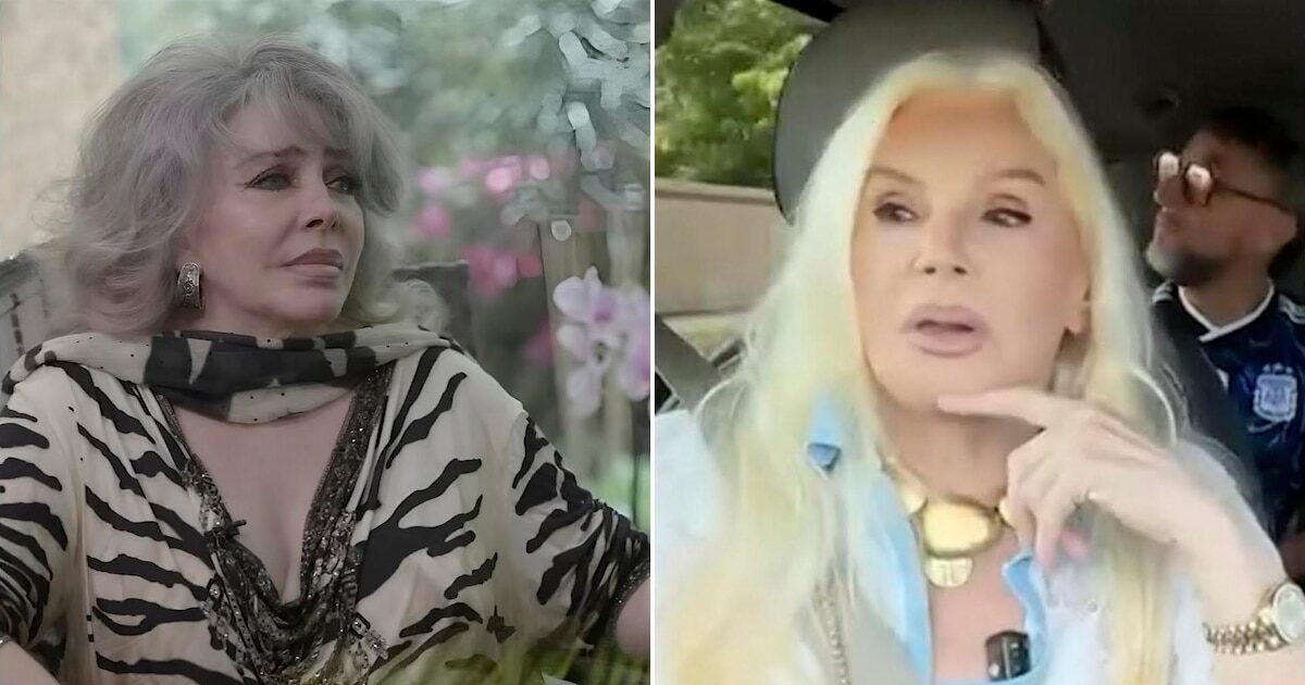Susana Giménez y Verónica Castro en un evento