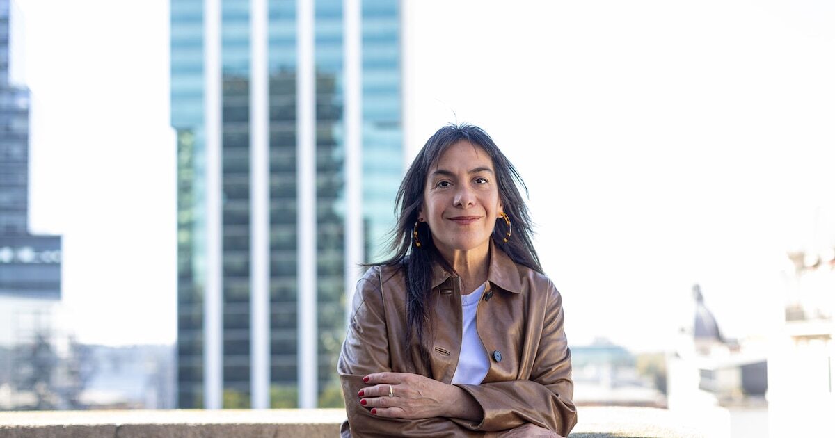 Tania Candiani en su taller en Buenos Aires
