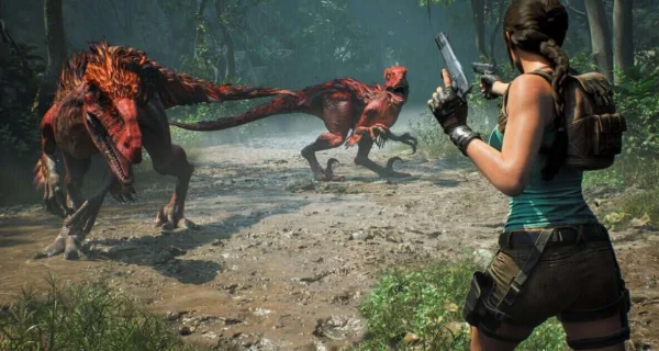 Lara Croft en Tomb Raider