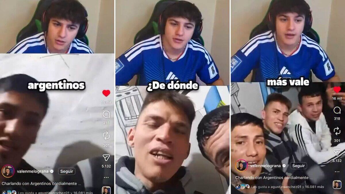 Tres reclusos transmitiendo en vivo desde la cárcel de San Felipe en Mendoza