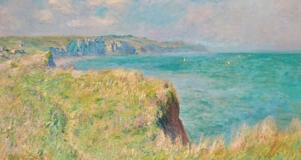 Obra 'Acantilados en Pourville' de Claude Monet