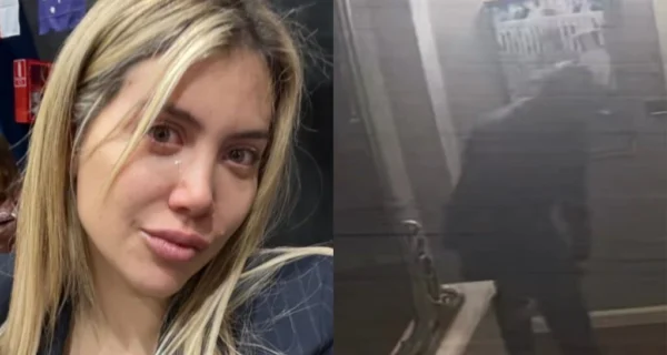 Wanda Nara en su casa en Milán