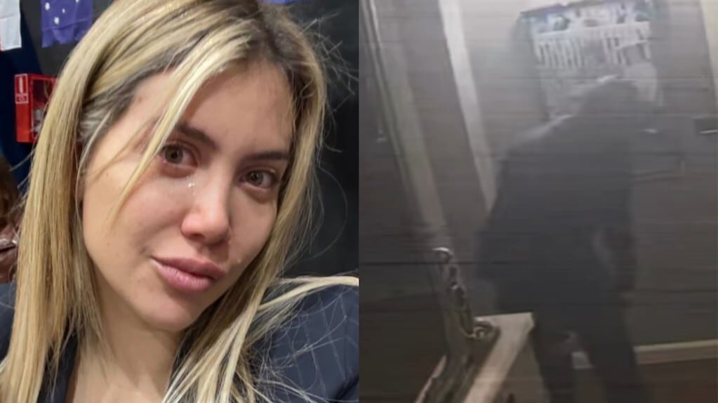 Wanda Nara en su casa en Milán